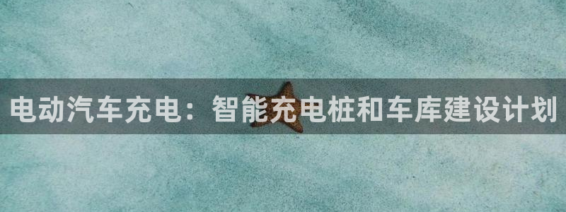 威廉希尔买入量从哪里看：电动汽车充电：智能充电桩和车库建设计划