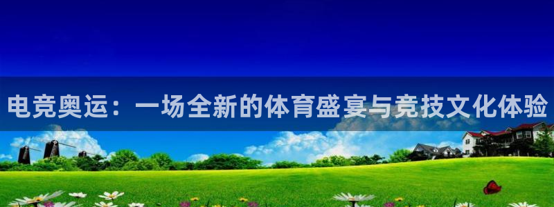 易游电竞：电竞奥运：一场全新的体育盛宴与竞技文化体验