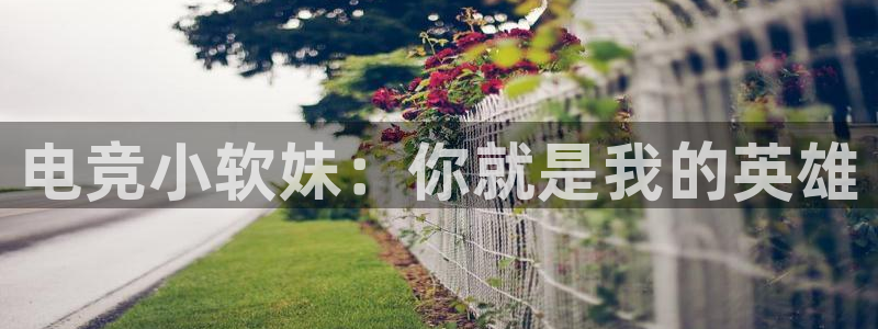 易游电竞：电竞小软妹：你就是我的英雄