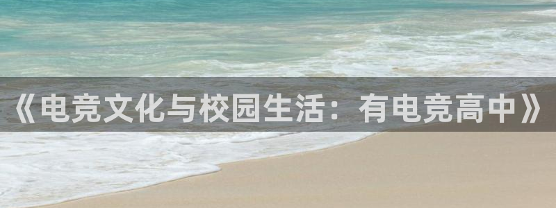 易游电竞官网：《电竞文化与校园生活：有电竞高中》