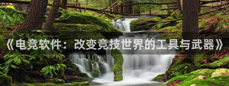 易游电竞：《电竞软件：改变竞技世界的工具与武器》